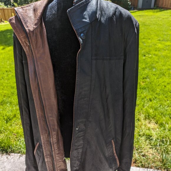 Remy Designer Leather Jacket, size 42 - Picture 4 of 6